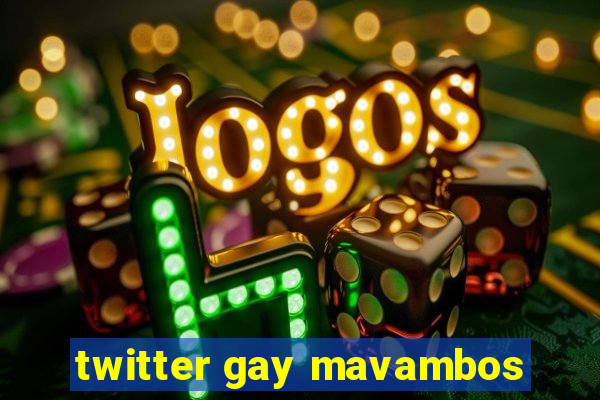 twitter gay mavambos